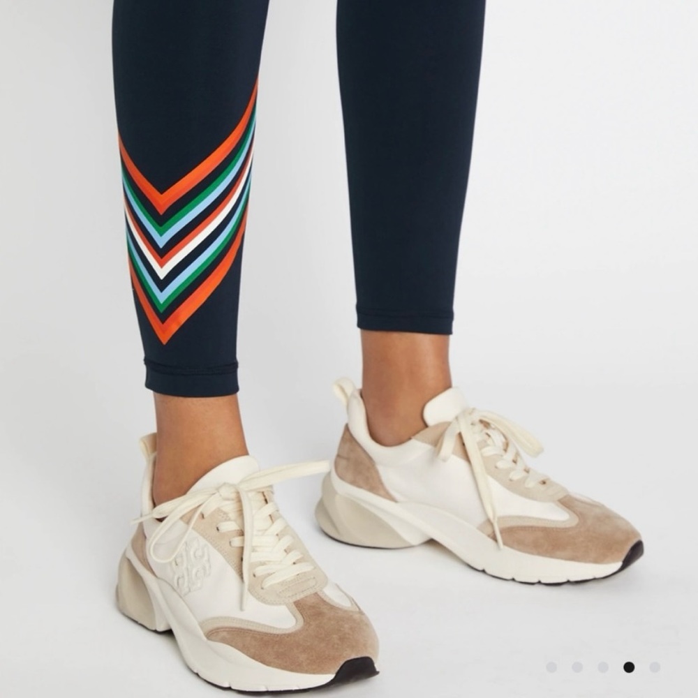 Tory Burch leggings. Color blue. - Picture 2 of 8